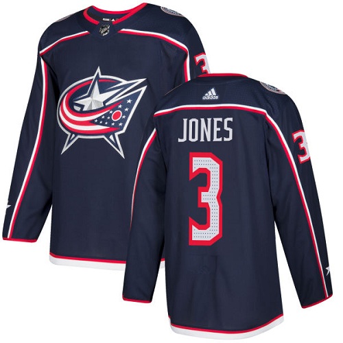 Adidas Columbus Blue Jackets #3 Seth Jones Navy Blue Home Authentic Stitched Youth NHL Jersey->youth nhl jersey->Youth Jersey